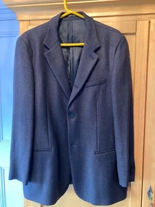 armani blue tweed mens blazer - Picture 1 of 5