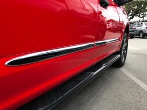TFP 10302UBI Chromed Body Side Molding 24" Length, 2" Wide 2Pcs - Picture 1 of 5