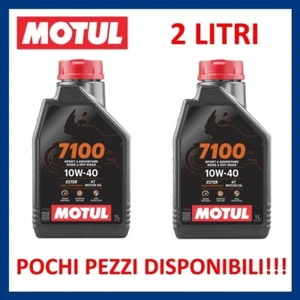 Motoröl 4-Takt Motorrad Roller Quad Motul 7100 SAE 10W40 100 Synthetisch 2 Liter - Bild 1 von 4