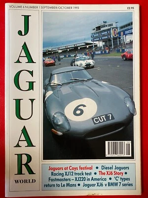 Jaguar World Magazine Sep/Oct 1993 V6N1 Cover E Type Coupe 831E - Image 1 of 2