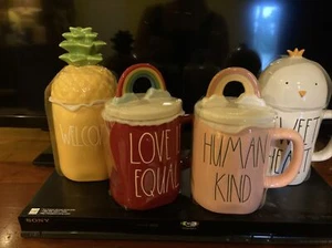 rae dunn mug set lot free shipping - Picture 1 of 5