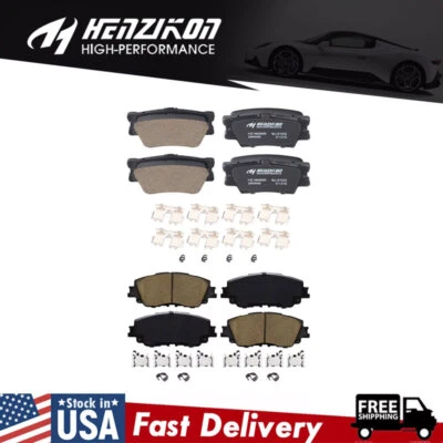 Kit de pastillas de freno delanteras traseras de cerámica para Toyota Camry KTC-100599 Henzikon venta caliente. Foto 1 de 4