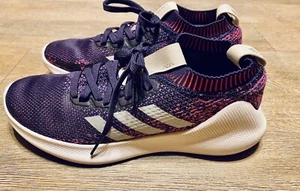 Adidas Purebounce + neuwertige Damen-Laufschuhe lila rosa weiß F36689 Größe 10 - Bild 1 von 9
