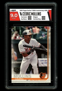 2019 Topps Series 1 CEDRIC MULLINS 150th Anniv. (GOLD SEAL) Rookie RC HGA 9 MINT - Picture 1 of 3