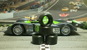 1/32 URETHANE SLOT CAR TIRES 2pr PGT-19124LM fits SCALEXTRIC MG Lola - Picture 1 of 1