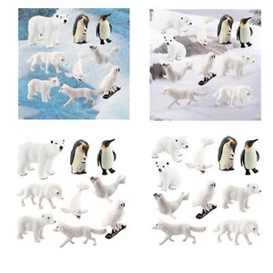 Lifelike Arctic Animal PVC for Shelf Decor Kids Educational Toy Party Favors - Picture 1 of 15
