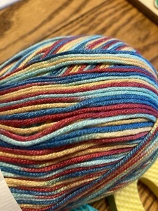 Yarn Destash Cascade Yarns Sateen color Multi x 1 skein - Picture 1 of 5