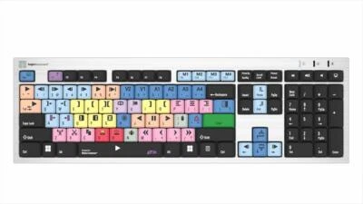 Media Composer Slimline Keyboard for PC -  UK English - Image 1 of 4