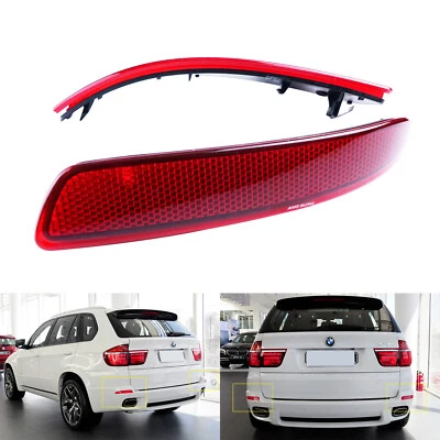 2x Catadioptre pare-chocs arrière réflecteur Rouge pour BMW X5 E70 M-Sport LCI