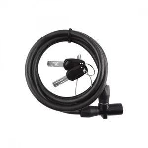 SUNLITE LOCK SUNLT QUICK-LOCK CBL 8mmx5f KEY COIL BK - Picture 1 of 1