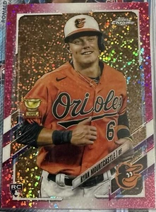 Ryan Mountcastle - 2021 Topps Chrome Baltimore Orioles Magenta Speckle RC /350 - Picture 1 of 3