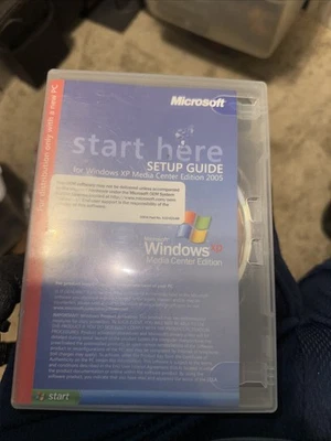 Windows XP Media Center 2005 Full Version w/ Product Key/COA - Image 1 of 4
