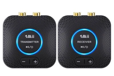 Juego Receptor Transmisor de Audio Inalámbrico 1Mii 2.4GHz para TV, 260Ft/80M Largo Alcance Foto 1 de 4
