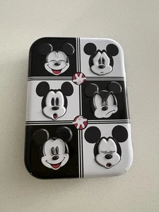 Disney Mickey Mouse Embossed Tin Cotton Buds Q tips Souvenir Keepsake - Bild 1 von 5