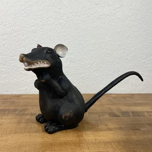 Spooky Hollow Halloween 10 in. Rubber Rat Black  2006 - Picture 1 of 8