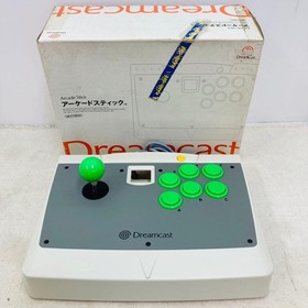 SEGA Dreamcast Arcade Stick HKT-7300 with Box Tested Japan Genuine Controller