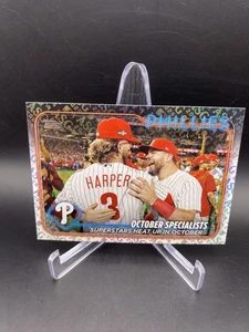 2024 Topps ASG Foil October Specialists Harper Schwarber Philadelphia Phillies - Bild 1 von 2