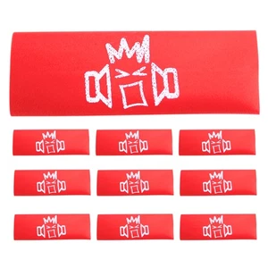 B2 Audio 10er Pack 4 Stärke Rot Schrumpfschlauch mit B2 Riot Guy - Bild 1 von 2