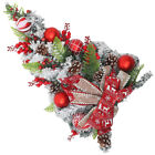Christmas Decoration Wreath Pvc Hanging Table Centerpiece Teardrop Swag