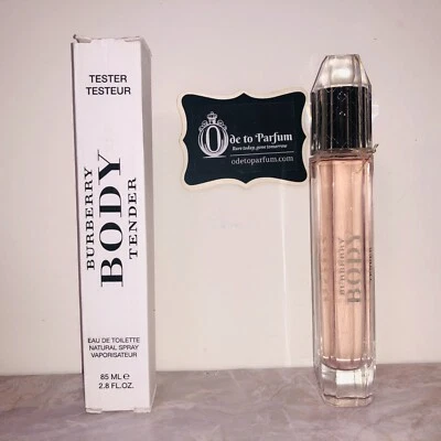 Burberry BODY TENDER Perfume 2.8 oz / 85 ml EDT Spray BNIB DISCONTINUED Tester - Image 1 of 3