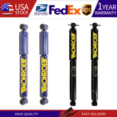 Amortecedores dianteiros traseiros compatíveis com Chevrolet S10 Blazer 4WD 1.9L 1989 1988 1987 1986 - Imagem 1 de 4