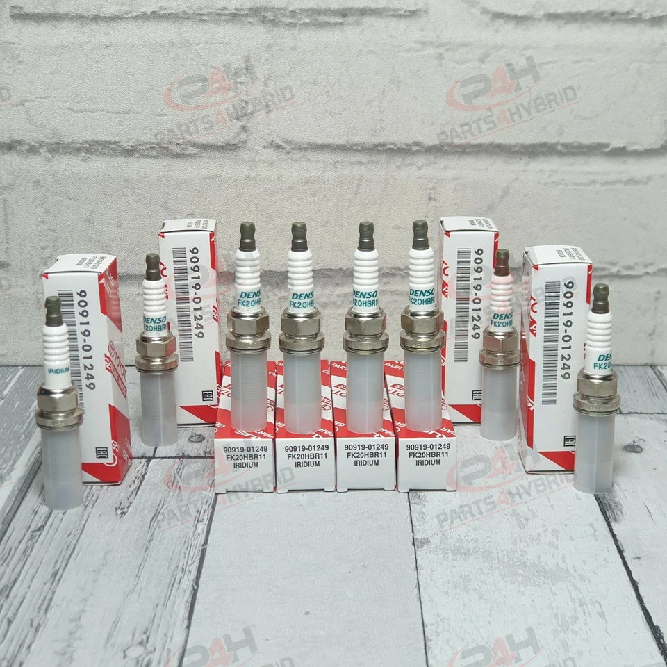 GENUINE LEXUS IS F SPARK PLUGS DENSO IRIDIUM SPARK PLUGS 90919-01249 FK20HBR11 - Image 1 of 1