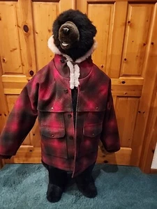 XXL Filson Lined red Grn Br. 20018829 Mackinaw Wool Packer Coat Ltd. Edition. - Picture 1 of 24