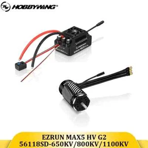 Motor sin escobillas ESC sin escobillas Hobbywing EZRUN MAX5 HV G2 250A 6-12S - Imagen 1 de 28