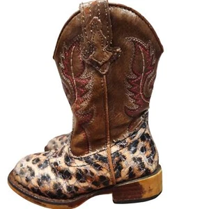 Toddler leather cowgirl boots - size 6 by Smoky Mountain Boots - Picture 1 of 10