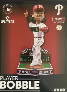 Michael Lorenzen Philadelphia Phillies No Hitter Bobblehead #/124 - Picture 1 of 1