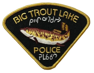 PARCHE POLICÍA BIG TRUUT LAKE PRIMERA NACIÓN ONTARIO CANADÁ (NC) - Imagen 1 de 3