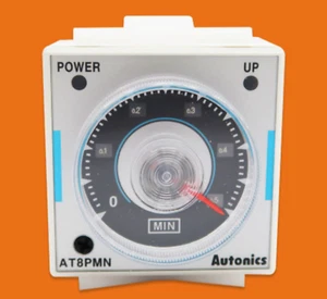 Autonics AT8PMN Analog Timer By Minute 8Pin Power Off Delay 220/240VAC 100g #UPS - Picture 1 of 3