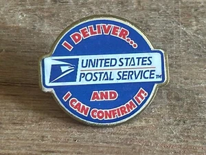 USPS Lapel Pin I Deliver And I Can Confirm It Employee Promo United States Post - Picture 1 of 24