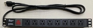 New DSI Rack Mount Power Strip 8-Outlet - Picture 1 of 4
