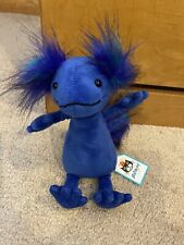 Jellycat Small Andie Axolotl Plushie Blue Fluffy Fuzzy Toy NWT ASH6A Cute Doll