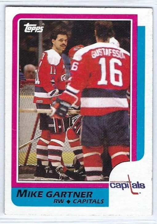 1986-87 Topps Hockey #59 Mike Gartner - Image 1 of 1