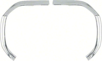 OER Front Fender Eyebrow Molding Set For 1964 Chevy Impala Bel Air and Biscayne - Image 1 of 3
