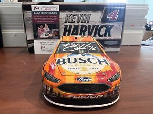 2017 Kevin Harvick  #4 Busch Beer Outdoors Autographed JSA  1:24 NASCAR Action
