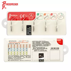 Original Woodpecker P1 Ultrasonic Scaler Tips EMS Perio Periodontic Piezo 5 Pcs - Picture 1 of 10