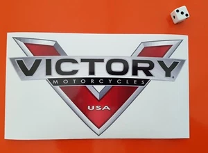 VICTORY Motorcycle Sticker Decal 200m x 110mm - Picture 1 of 1