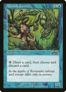 4 Merfolk Looter 4x x4 - LP - Exodus - SPARROW MAGIC - Picture 1 of 1