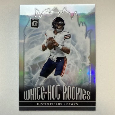 2021 Donruss Optic JUSTIN FIELDS White Hot Rookies (RC) Silver Holo #WHR-2 - Image 1 of 2