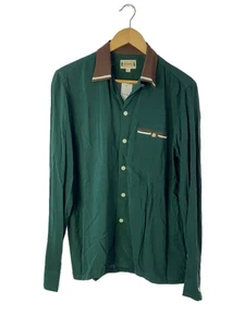Camisa Manga Larga WACKO MARIA M Rayón GRN Cuello Abierto Camisa - Imagen 1 de 5
