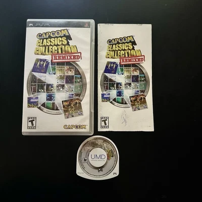 Capcom Classics Collection: Remixed (Sony PSP) CIB Complete TESTED Working - Image 1 of 2