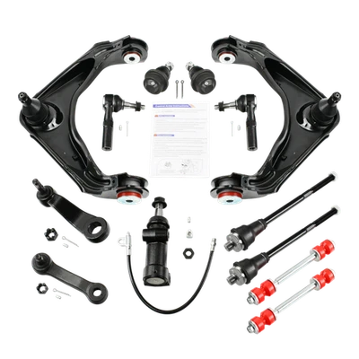 for Chevy GMC Silverado Sierra 2500 3500 HD H2 Front Upper Control Arms Tierods - Image 1 of 4