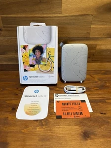 HP Sprocket Select Tragbarer Sofortbilddrucker 2,3x3,4" Eclipse Originalverpackt Gebraucht - Bild 1 von 15