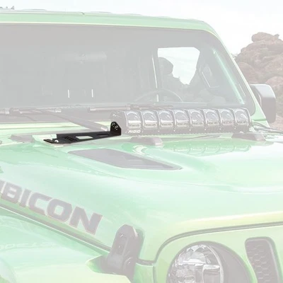 For Jeep Wrangler 18 Adapt Series Hood Mounts for 20" Adapt Series Light Bar - Image 1 of 4