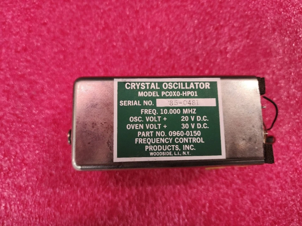Frequency Control Products PC0X0-HP01 10MHz Crystal Oscillator - Image 1 of 1