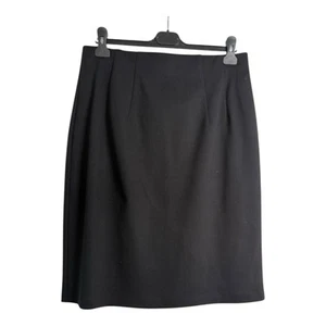 Marks And Spencer Black Stretch Skirt Size. 16 - Picture 1 of 5
