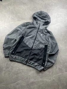Nike Wild Run Clima-FIT Windrunner Gray/Black Men’s Size M Hoodie Running Jacket - Picture 1 of 12